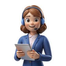 Atendente da Agicorr pronta para ajudar